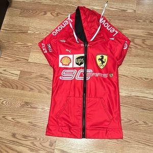 Ferrari zip up hoodie